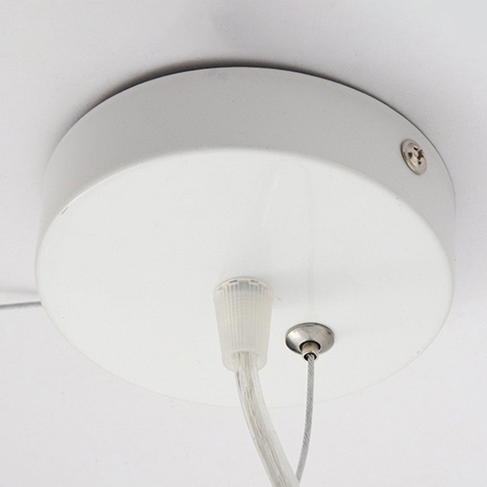 Minori Design Cloud LED-Hängelampe, PVC/Baumwolle, Weiß