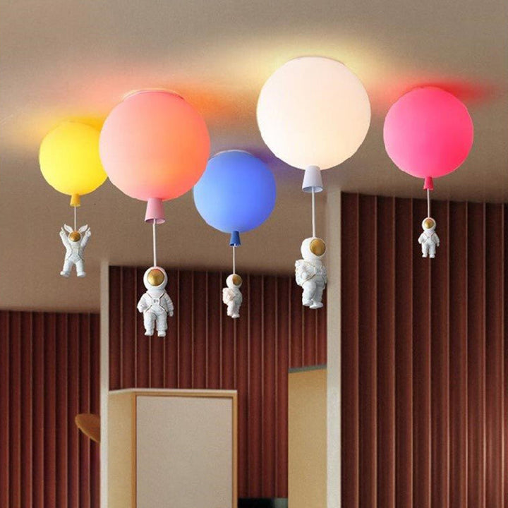 Fateh Moderne Mond/Astronauten LED-Deckenleuchte aus Acryl