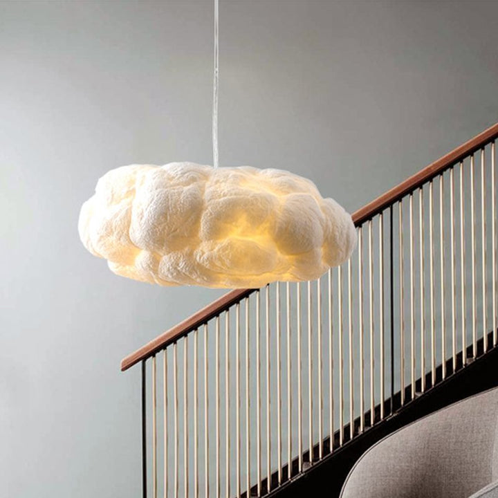 Minori Design Cloud LED-Hängelampe, PVC/Baumwolle, Weiß