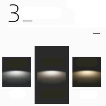 Nordic Log Runde LED-Halbeinbau-Deckenleuchte