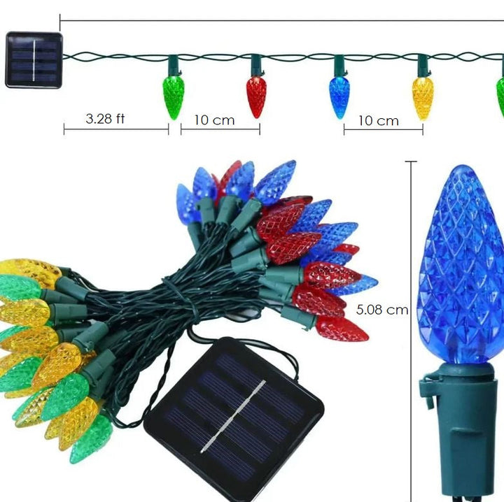 Fruite - Solarlampen C6 für Weihnachten