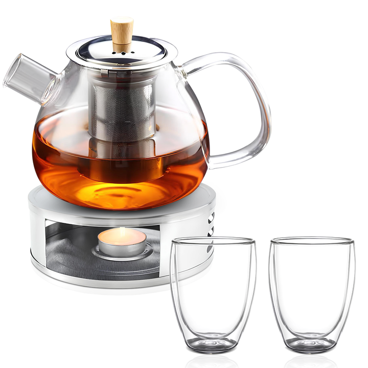 Elegante Teekanne mit Filter - TeaFusion