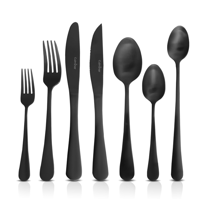 Black Royal - Elegantes Besteckset (42 Stück)