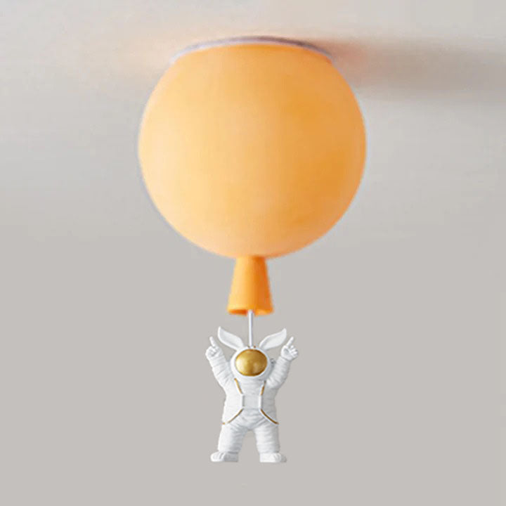 Fateh Moderne Mond/Astronauten LED-Deckenleuchte aus Acryl
