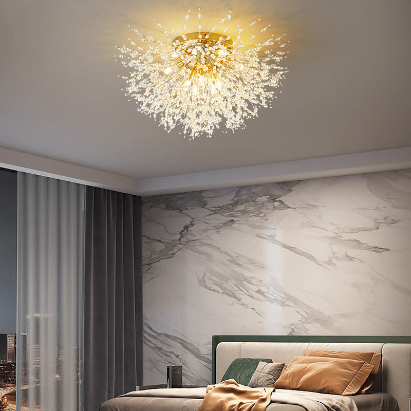 Lili - Design LED-Hängelampe, Weißgold, Metall