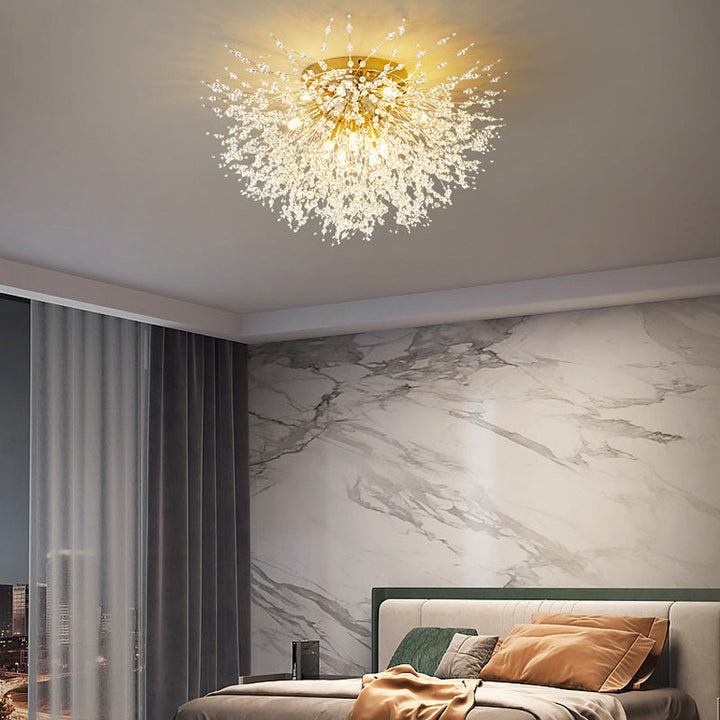 Lili - Design LED-Hängelampe, Weißgold, Metall
