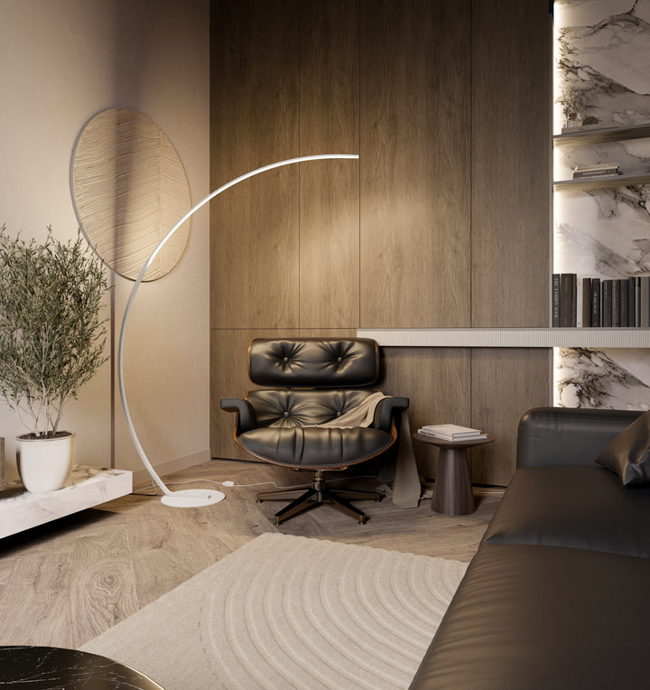 LumiFloor - Dimmbare LED-Stehlampe mit Fußschalter