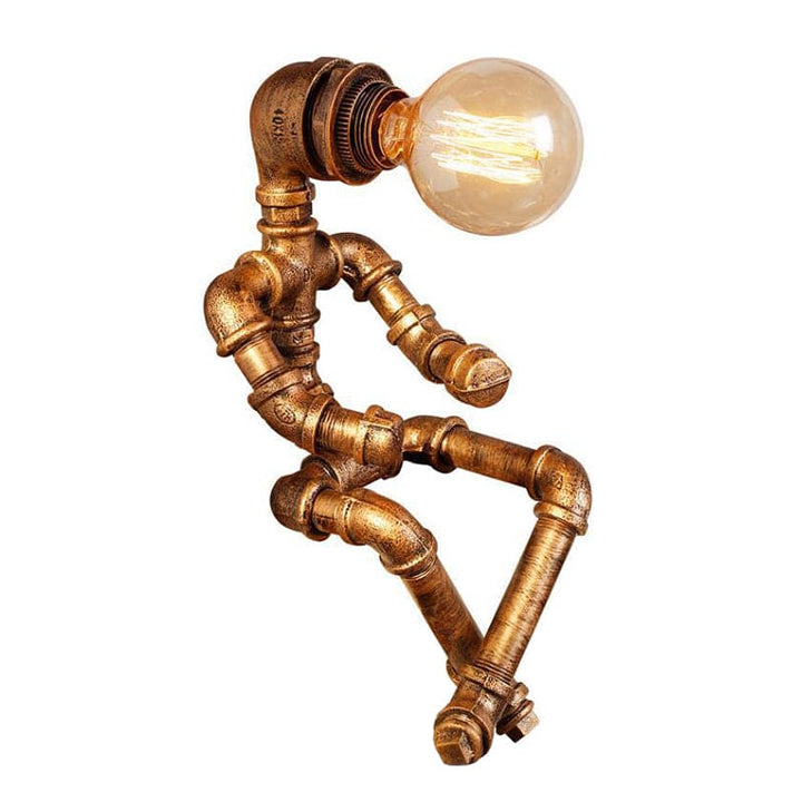 RoboShine – Robuste Roboterlampe aus Eisen