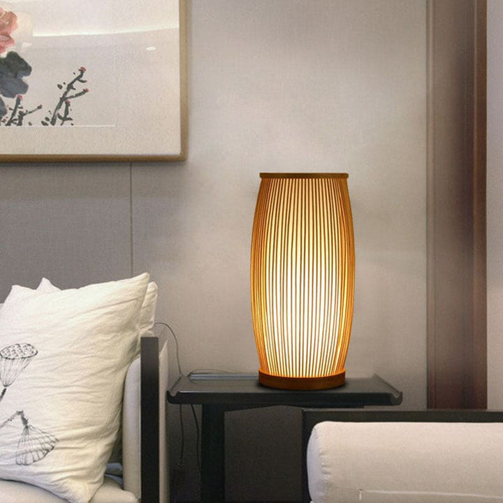 BambooGlow – Bambus-Tischlampe, Nachtlicht