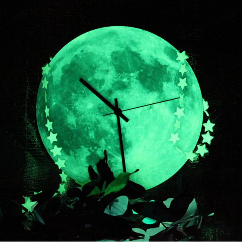Leuchtende Mond-Wanduhr – Stilvolle Beleuchtung und Zeitanzeige