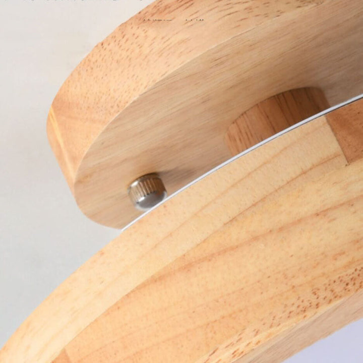 Nordic Log Runde LED-Halbeinbau-Deckenleuchte