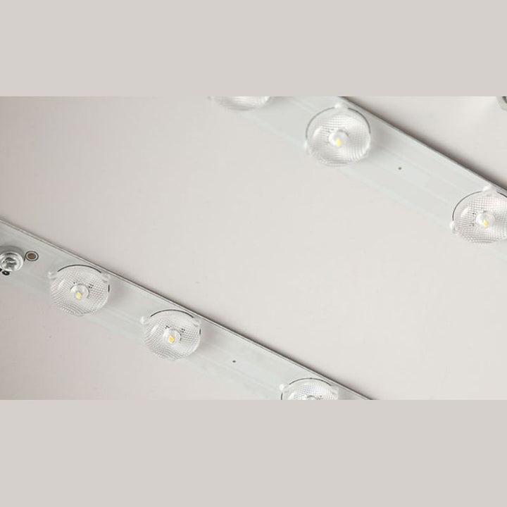 Moderne Runde LED-Deckenleuchte Morandi Aus Rosafarbenem Und Grauem Metall Für Das Wohnzimmer