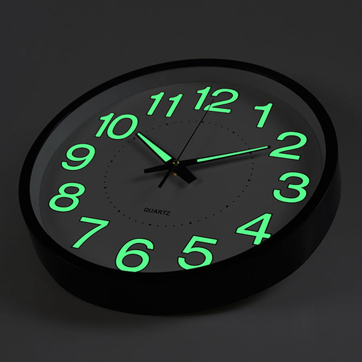 Beleuchtete Lautlose Wanduhr 30 cm