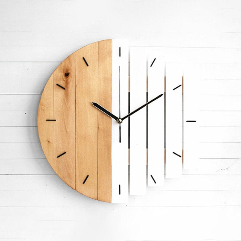 Natürliche Holz-Wanduhr – Elegante Akzente für Ihr Zuhause