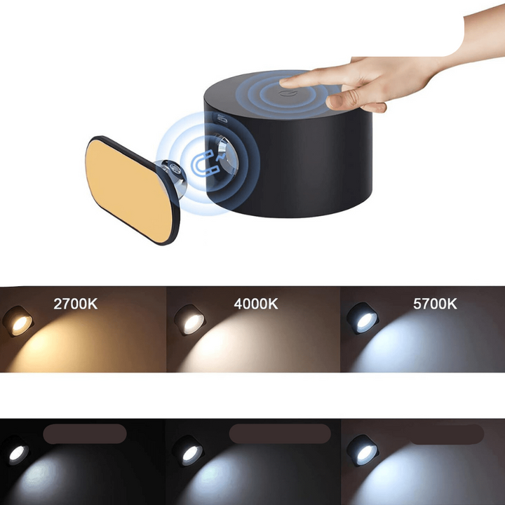 FlexiLamp – Kabellose Wiederaufladbare 360° Wandleuchte
