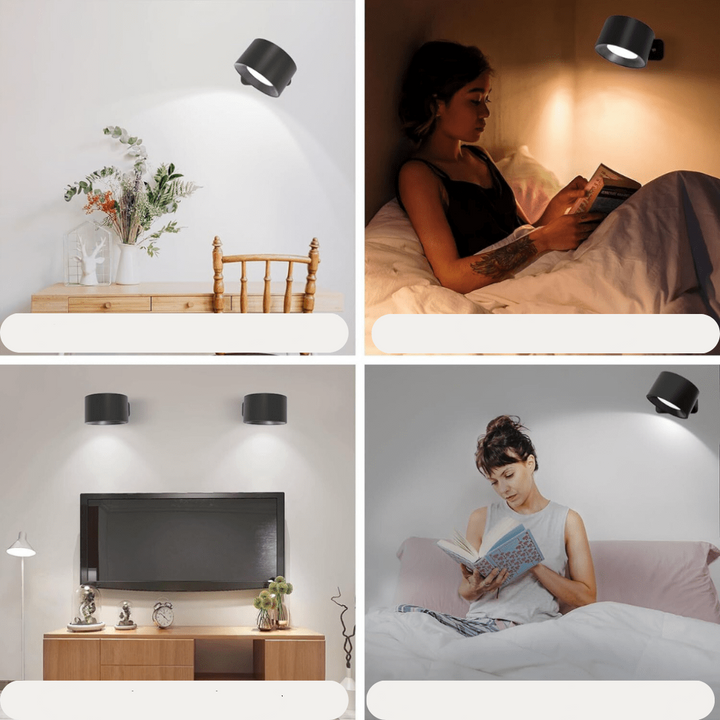FlexiLamp – Kabellose Wiederaufladbare 360° Wandleuchte