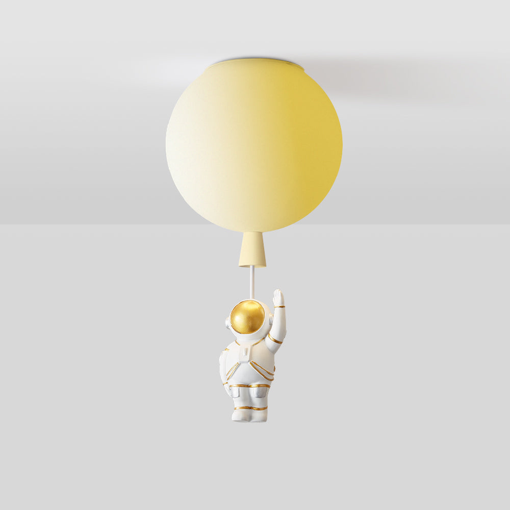 Fateh Moderne Mond/Astronauten LED-Deckenleuchte aus Acryl