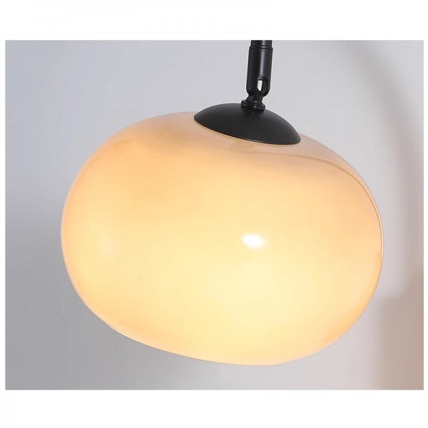 Drehbare Bauhaus-Wandlampe aus Kaki-Glas – Elegant und Flexibel