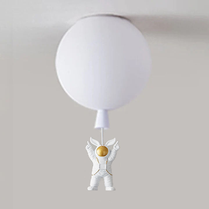 Fateh Moderne Mond/Astronauten LED-Deckenleuchte aus Acryl