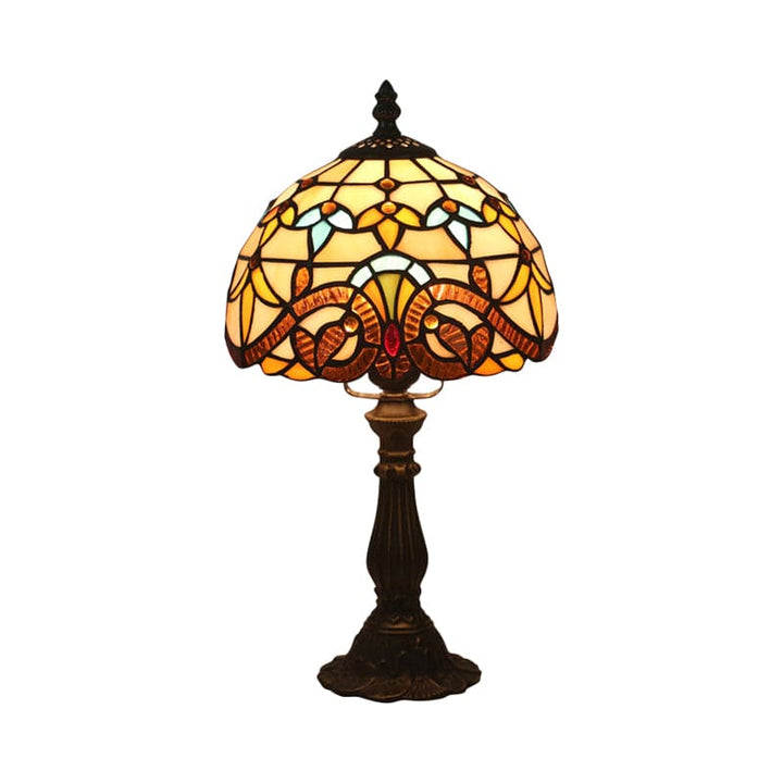 LichtBries – Tiffany-Lampe Aus Buntglas Mit Lotlinien