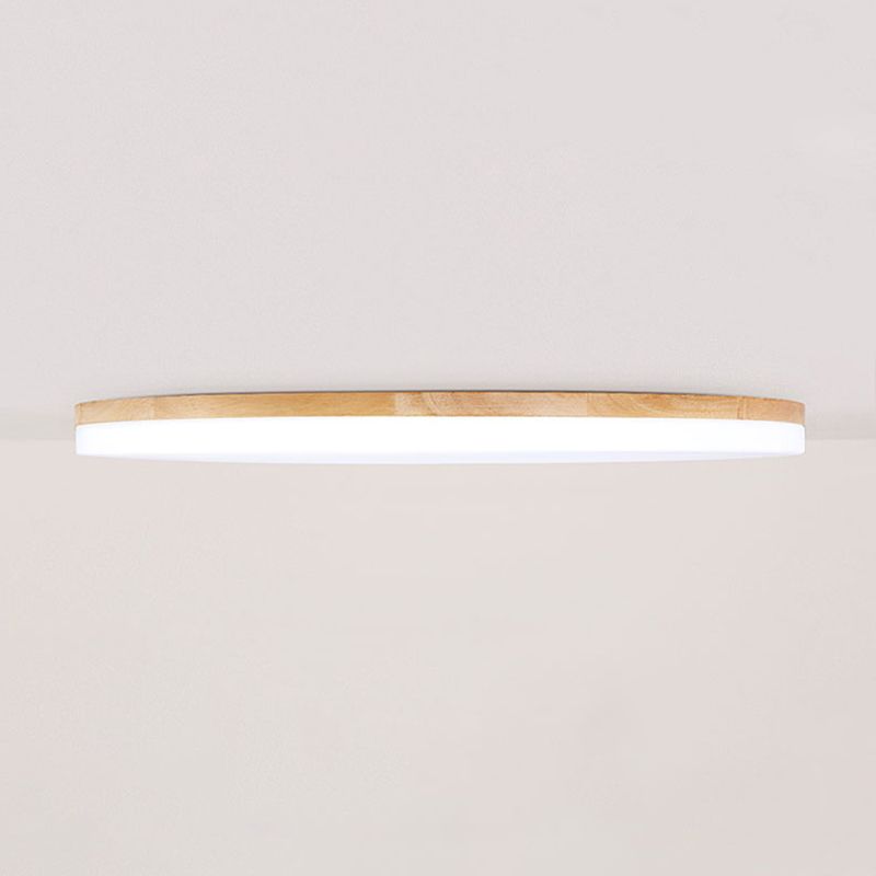 Ozawa – LED-Deckenleuchte Holz Metall für Schlafzimmer, Wohnzimmer und Esszimmer