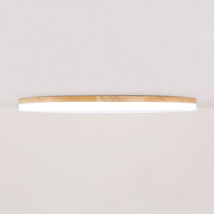 Ozawa – LED-Deckenleuchte Holz Metall für Schlafzimmer, Wohnzimmer und Esszimmer
