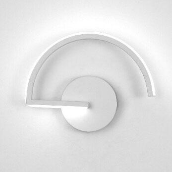 LumiLine – Moderne LED-Wandleuchte aus Aluminium mit minimalistischen Kurven
