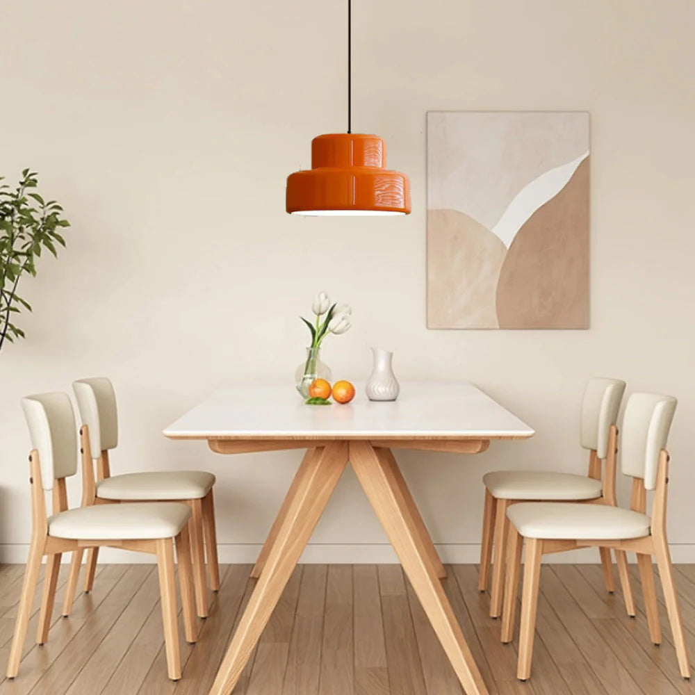 Design Orange Hängeleuchte - RetroSphere