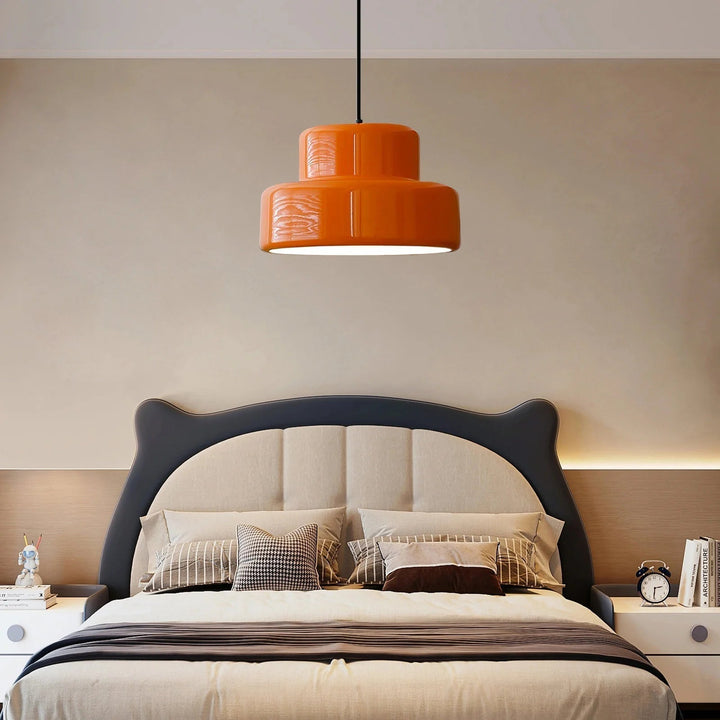Design Orange Hängeleuchte - RetroSphere