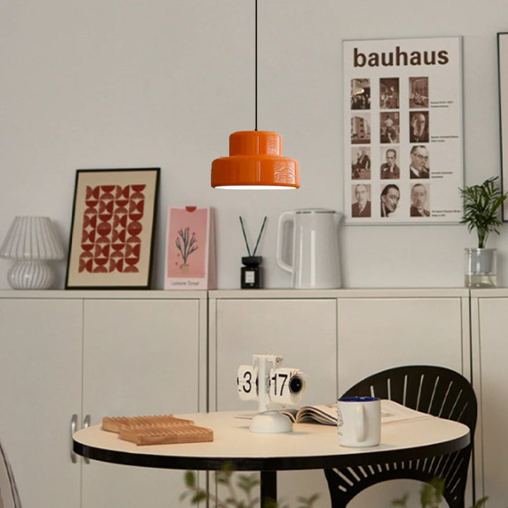 Design Orange Hängeleuchte - RetroSphere