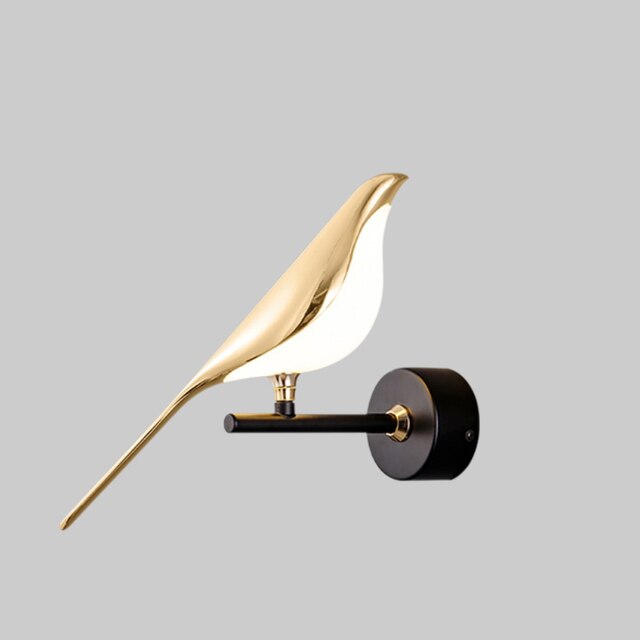 LumiBird – Skandinavische LED-Vogel-Wandlampe