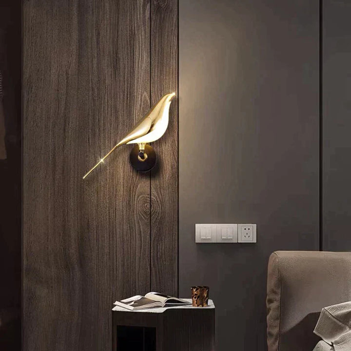 LumiBird – Skandinavische LED-Vogel-Wandlampe