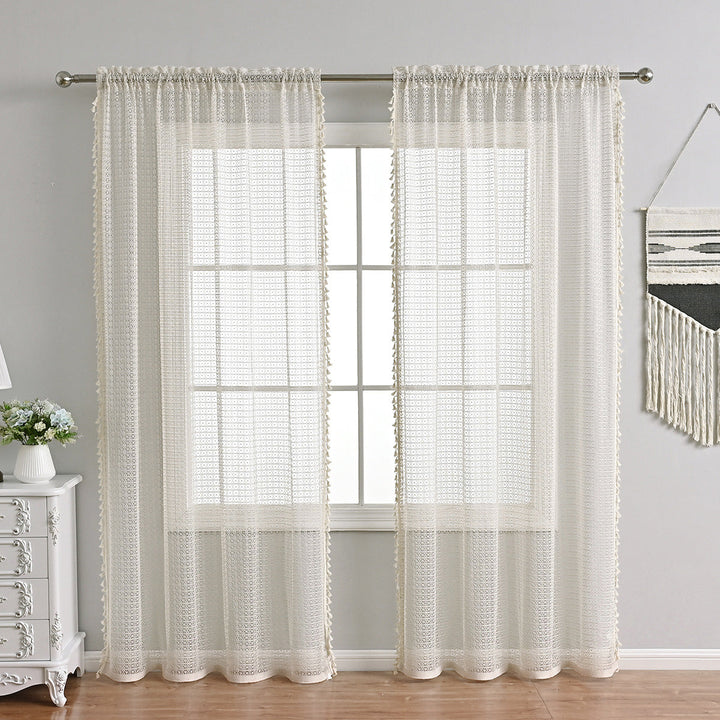 ChicVoile - Beige Voile-Vorhänge, die Eleganz und Weichheit für jeden Raum vereinen