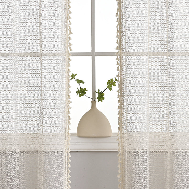ChicVoile - Beige Voile-Vorhänge, die Eleganz und Weichheit für jeden Raum vereinen