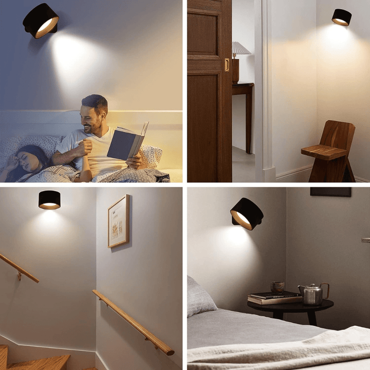 FlexiLamp – Kabellose Wiederaufladbare 360° Wandleuchte