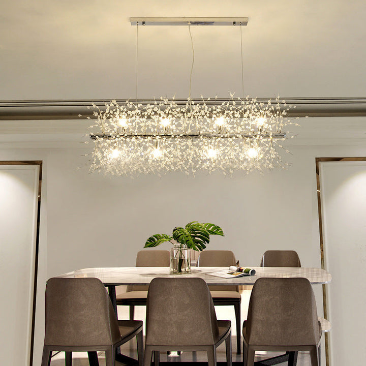 Lili - Design LED-Hängelampe, Weißgold, Metall