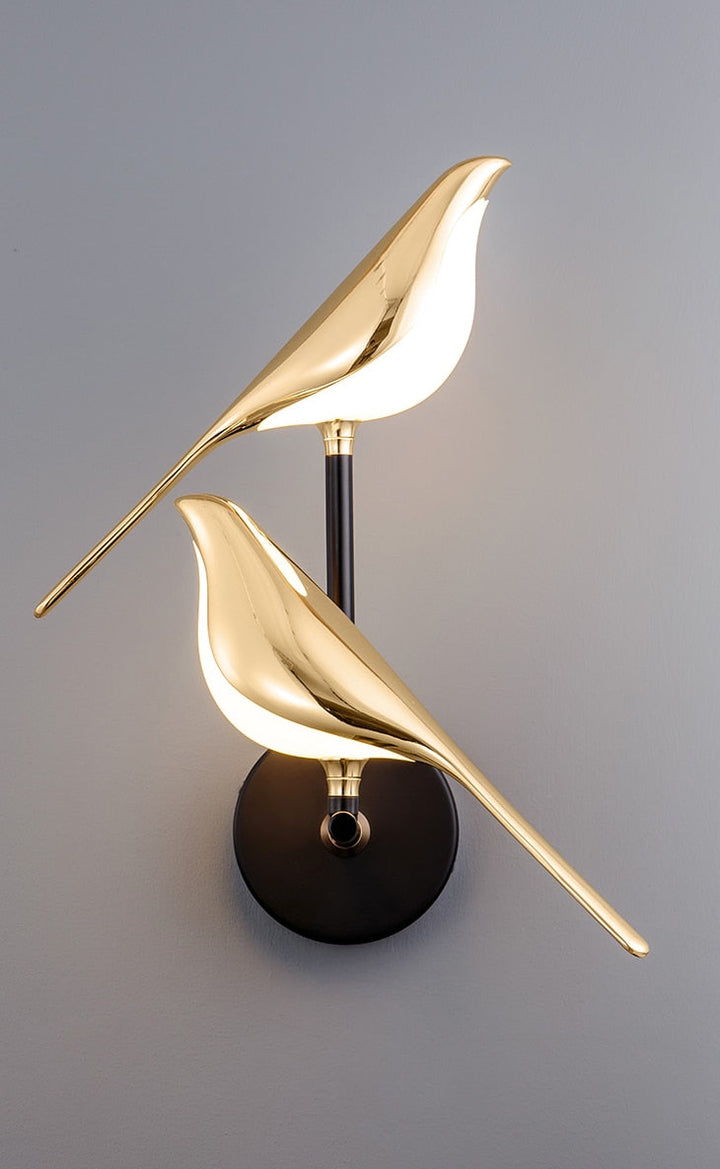 LumiBird – Skandinavische LED-Vogel-Wandlampe