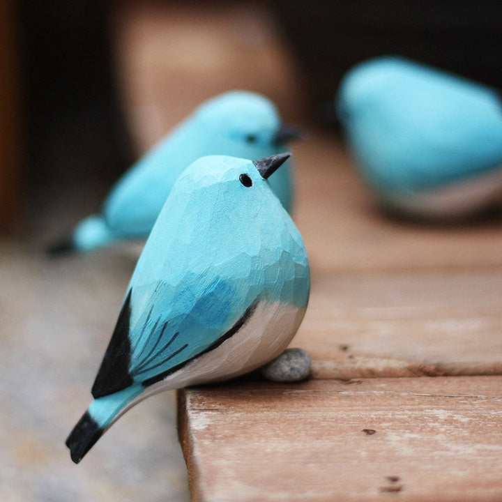 NORDICA - Skandinavische Vogelfiguren aus Holz | Dekorative Ornamente