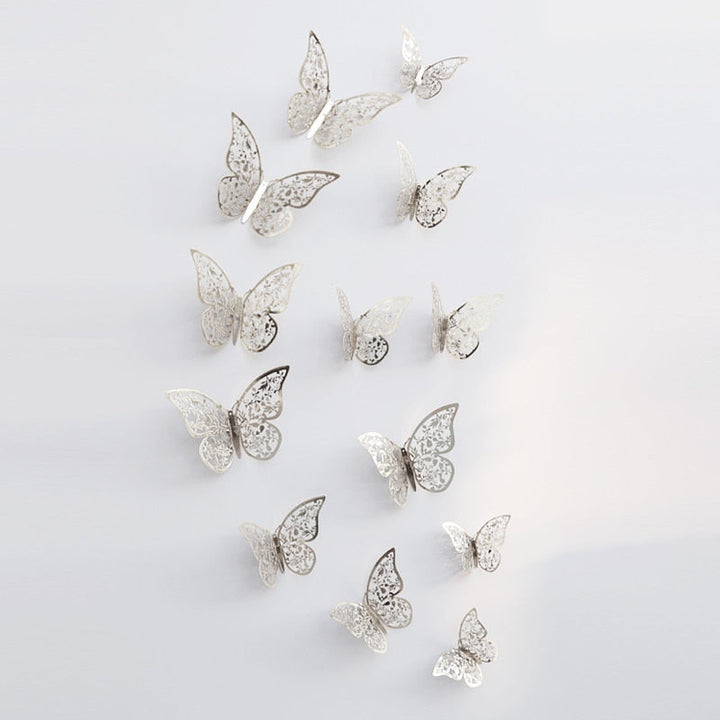 3D-Schmetterlings-Wandaufkleber | Perfekt für Hochzeiten