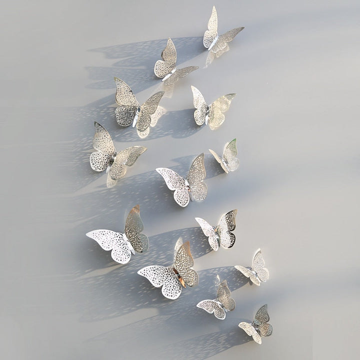 3D-Schmetterlings-Wandaufkleber | Perfekt für Hochzeiten