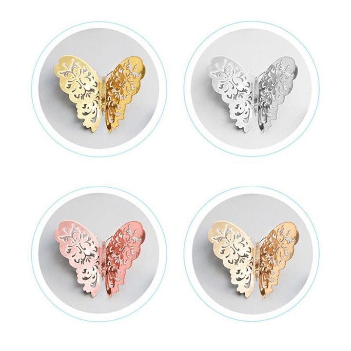 3D-Schmetterlings-Wandaufkleber | Perfekt für Hochzeiten