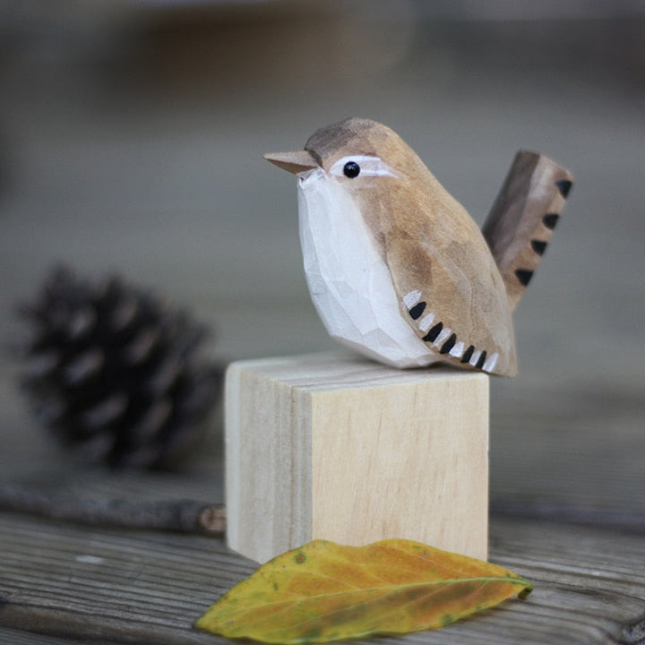 NORDICA - Skandinavische Vogelfiguren aus Holz | Dekorative Ornamente