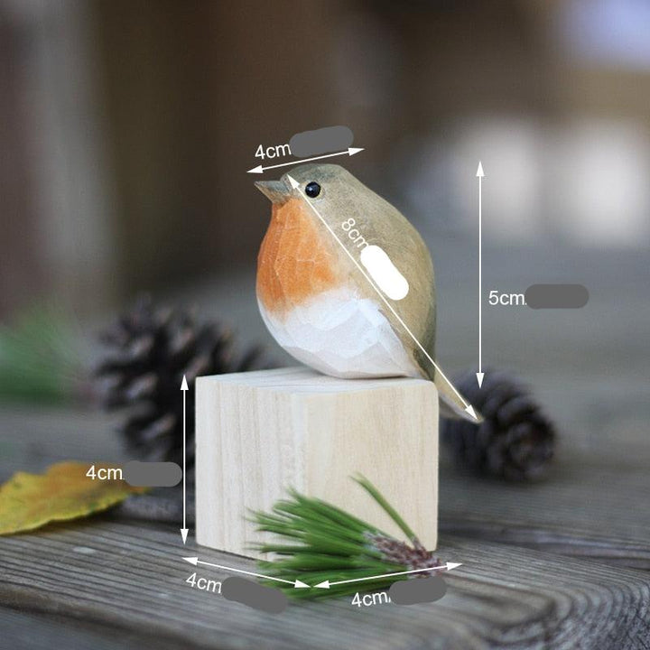 NORDICA - Skandinavische Vogelfiguren aus Holz | Dekorative Ornamente