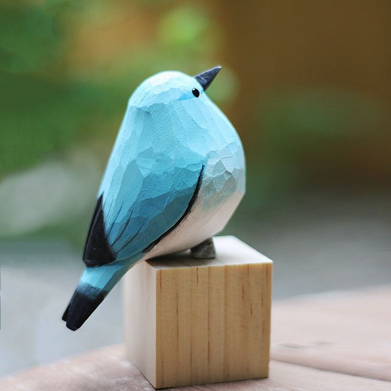 NORDICA - Skandinavische Vogelfiguren aus Holz | Dekorative Ornamente