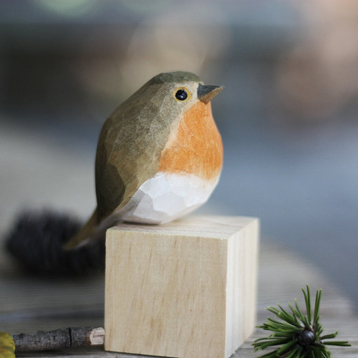 NORDICA - Skandinavische Vogelfiguren aus Holz | Dekorative Ornamente