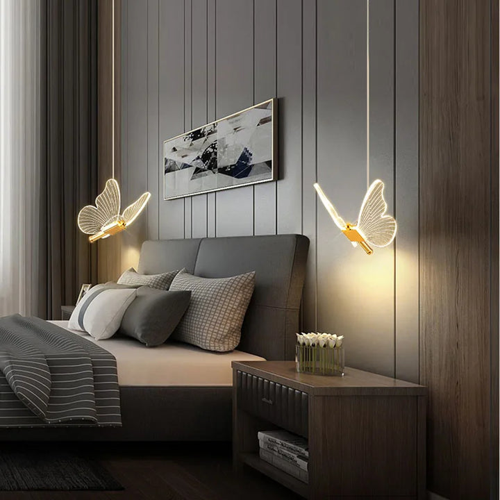 FlutterGlow - LED Schmetterling Hängeleuchten