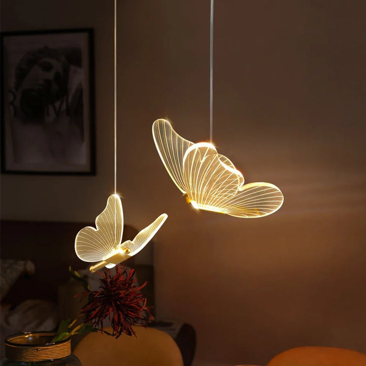 FlutterGlow - LED Schmetterling Hängeleuchten