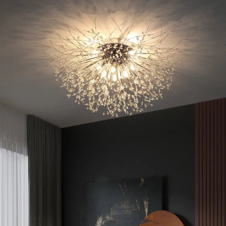Lili - Design LED-Hängelampe, Weißgold, Metall