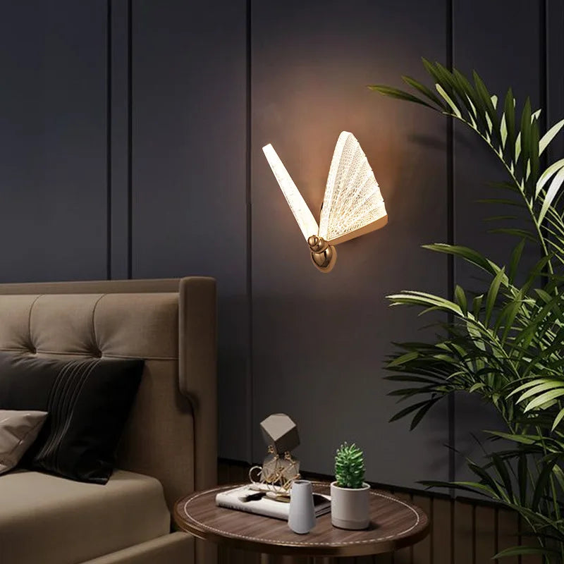TimberLuxe – Schmetterling Wandlampen