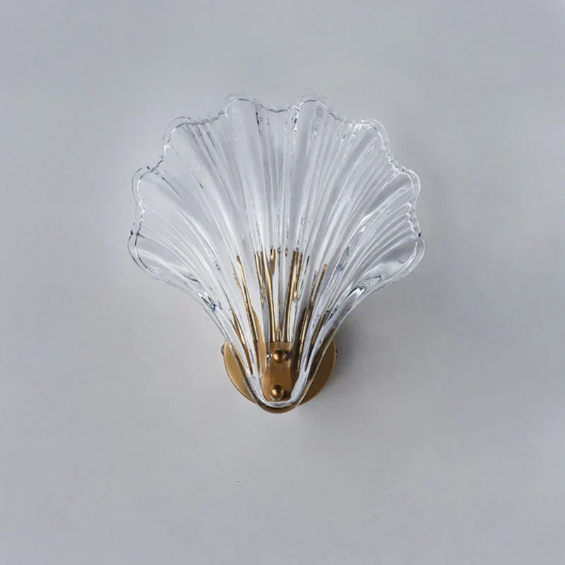 CoralGlimmer - Wandlampe Aus Glas in Muschelform